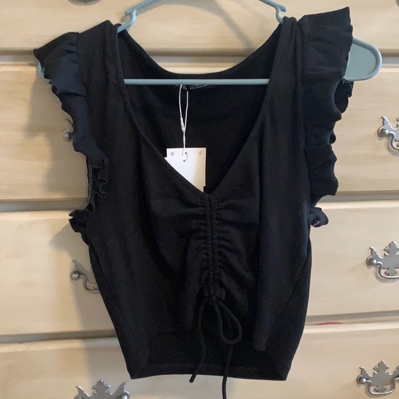 Zara Tops - Zara Ruffled Tank